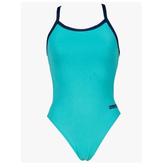 Arena Girls' Team Painted Stripes Challenge Back MaxLife One Piece Swimsuit 22 - Picture 1 of 8